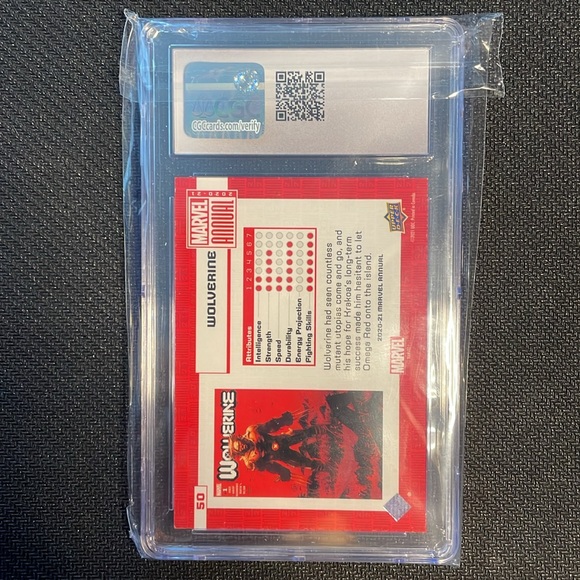 Wolverine Marvel Annual 2020-21 Tier 4 CGC 9 Collectible Trading cards - Picture 2 of 2